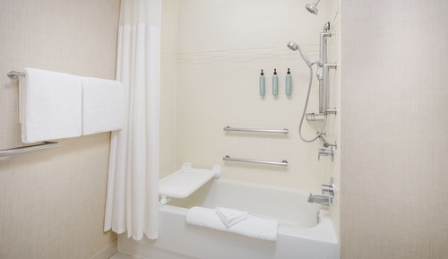 Estudio, 1 cama de matrimonio grande (Mobility/Hearing Accessible, Tub)