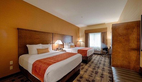 Habitación estándar, 2 camas de matrimonio, no fumadores (1st Floor;Pet Friendly)