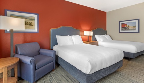 Habitación estándar, 2 camas de matrimonio, accesible para personas con discapacidad