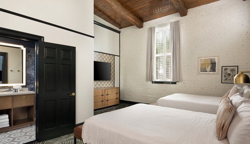 Habitación de lujo doble, 2 camas de matrimonio (ADA)