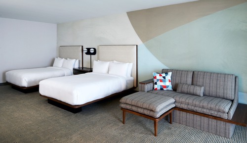 Habitación, 2 camas de matrimonio