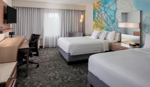 Habitación, 2 camas de matrimonio, no fumadores