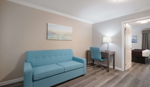 Suite, 1 cama de matrimonio grande, no fumadores (Separate Living Room;with Sofabed)