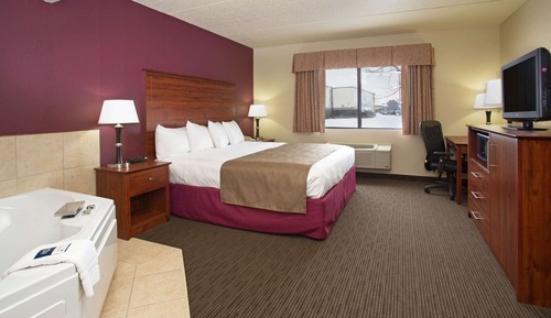 Suite, 1 cama de matrimonio grande, no fumadores, en esquina (Hot Tub)