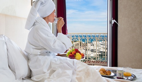 Habitación clásica doble, vistas al mar