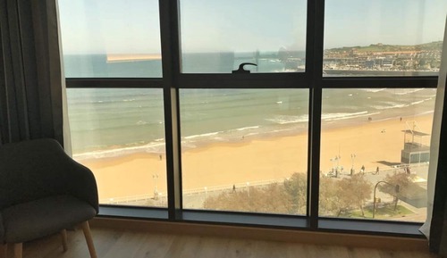 Habitación superior, 1 cama de matrimonio grande, vistas a la playa