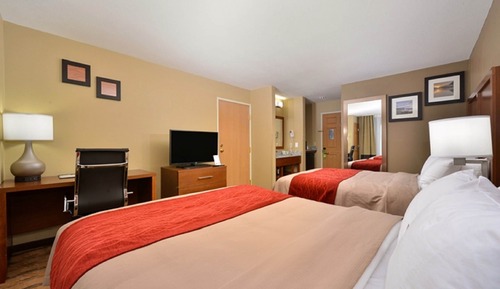 Habitación estándar, 2 camas de matrimonio, no fumadores