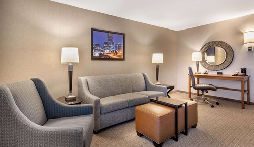 Suite, 1 cama de matrimonio grande con sofá cama, frigorífico y microondas (2 Rooms)