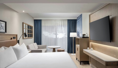 Habitación, 1 cama de matrimonio grande, no fumadores, vistas al jardín (Balcony)