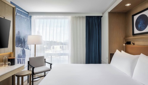 Habitación, 1 cama de matrimonio grande, vistas al patio