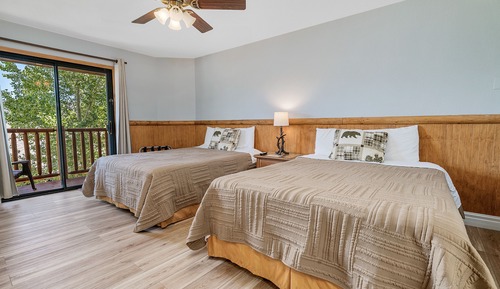 Habitación estándar, 2 camas de matrimonio, chimenea (Kitchen)