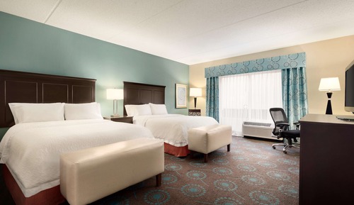 Habitación, 2 camas de matrimonio, accesible para personas con discapacidad, no fumadores