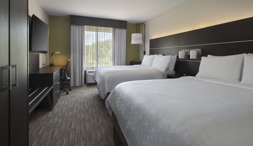 Habitación estándar, 2 camas de matrimonio (Roll-In Shower)