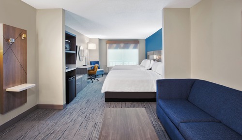 Suite, 2 camas de matrimonio, accesible para personas con discapacidad (Roll-In Shower)