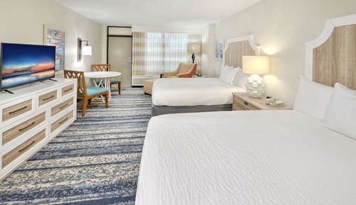 Habitación estándar doble, 2 camas de matrimonio, accesible para personas con discapacidad, cocina