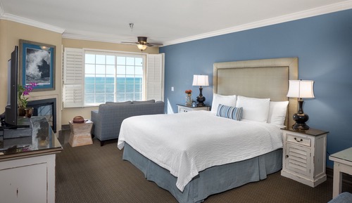 Habitación, 1 cama de matrimonio grande, vistas al mar (No Pets)