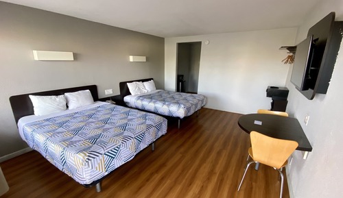 Habitación Deluxe, 2 camas de matrimonio, no fumadores, frigorífico y microondas