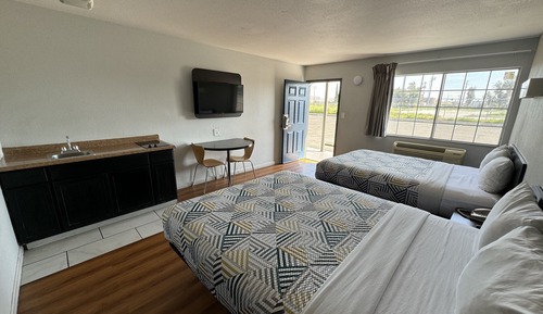 Habitación Deluxe, 2 camas de matrimonio, no fumadores, cocina básica