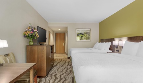 Habitación estándar, 2 camas de matrimonio, no fumadores, frigorífico y microondas