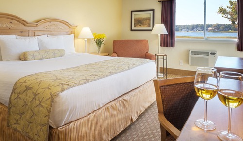 Habitación, 1 cama de matrimonio grande, vistas a la bahía