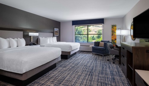 Habitación, 2 camas de matrimonio, accesible para personas con discapacidad, no fumadores