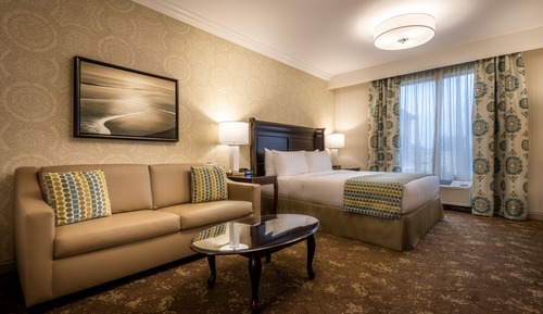 Habitación Deluxe, 1 cama de matrimonio grande con sofá cama, vistas a la ciudad