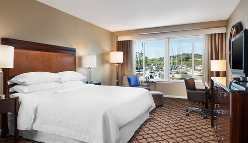 Habitación Deluxe, 1 cama de matrimonio grande, vistas al puerto deportivo