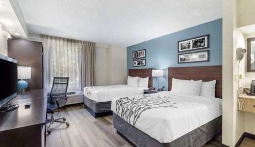 Habitación, 2 camas dobles, accesible para personas con discapacidad, no fumadores