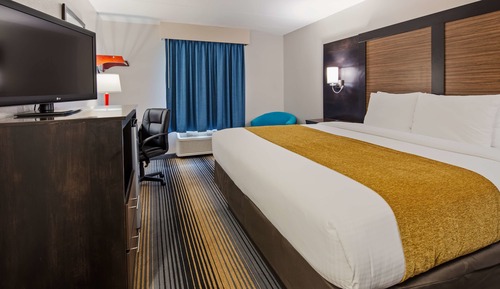 Habitación estándar, 1 cama de matrimonio grande, no fumadores, frigorífico y microondas