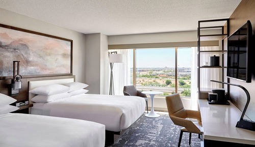 Habitación, 2 camas de matrimonio, no fumadores