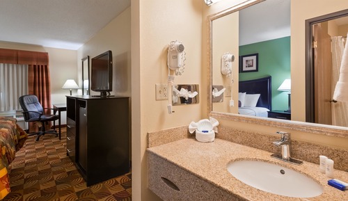 Habitación estándar, 2 camas de matrimonio, no fumadores, frigorífico y microondas