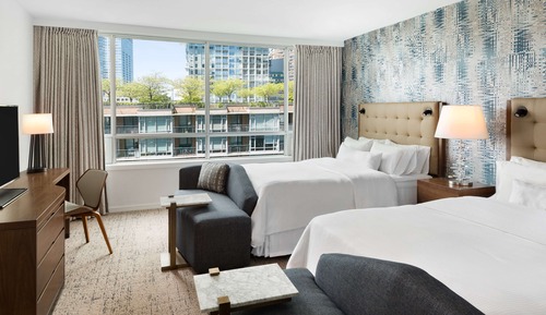 Habitación, 2 camas de matrimonio