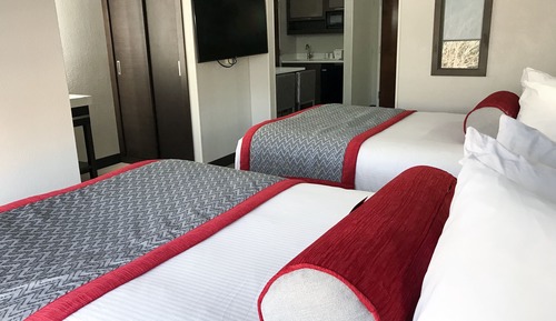 Suite estudio, 2 camas dobles, accesible para personas con discapacidad (Mobility Accessible)