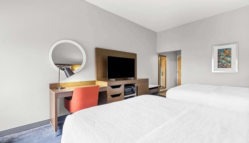 Habitación, 2 camas de matrimonio, no fumadores, frigorífico y microondas