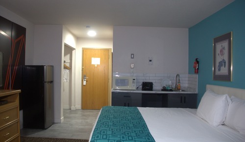 Habitación, 1 cama de matrimonio grande, no fumadores, cocina básica