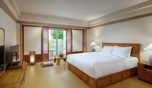 Habitación estándar doble, terraza, vistas al jardín