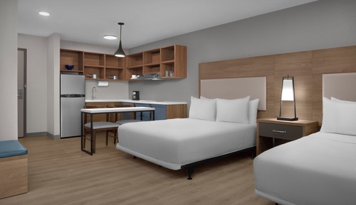 Estudio, 2 camas de matrimonio, ducha adaptada (Mobility Accessible)