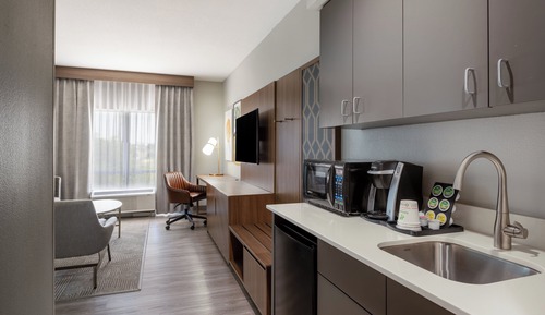 Suite, 1 cama de matrimonio grande (Communications, Roll-In Shower)