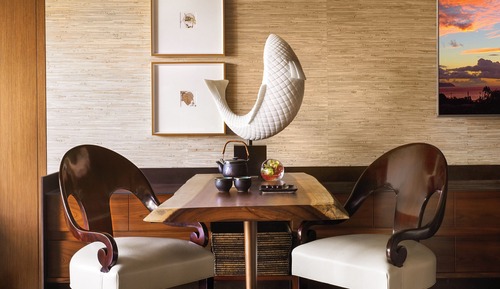 Habitación, 2 camas dobles, vistas al jardín