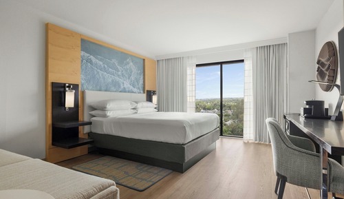 Habitación Deluxe, 1 cama de matrimonio grande con sofá cama