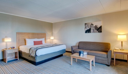 Habitación estándar, 1 cama de matrimonio grande, no fumadores, balcón (with Sofabed)