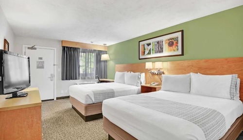 Habitación estándar, 2 camas de matrimonio, no fumadores, frigorífico y microondas