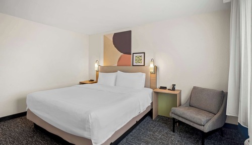 Habitación, 1 cama de matrimonio grande, accesible para personas con discapacidad, bañera