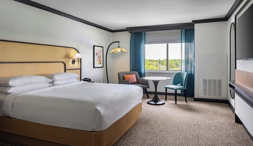 Habitación, 1 cama de matrimonio grande, no fumadores, vistas a la piscina