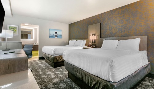 Habitación estándar, 2 camas de matrimonio, no fumadores