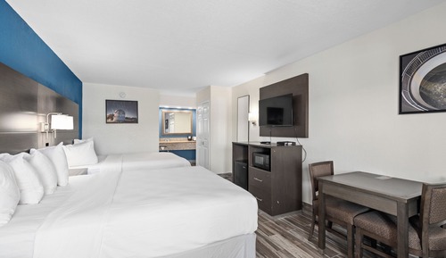 Habitación, 2 camas de matrimonio, no fumadores