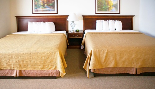 Habitación estándar, 2 camas de matrimonio, accesible para personas con discapacidad