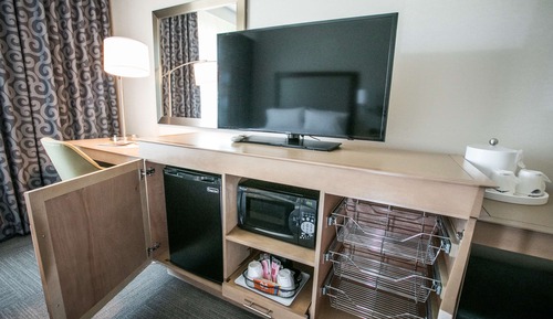 Habitación, 2 camas de matrimonio, no fumadores, frigorífico y microondas