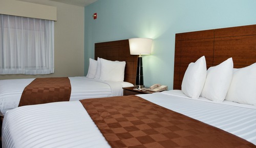 Habitación estándar, 2 camas de matrimonio, accesible para personas con discapacidad, no fumadores