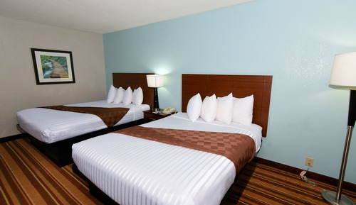 Habitación estándar, 2 camas de matrimonio, no fumadores, frigorífico y microondas